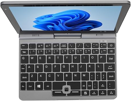DAUERHAFT Portable Laptop Computer 8 Inch Mini for School with 12G LPDDR5 4800MHz 3.40GHz Quad Core CPU 1000M RJ45 US Plug 12G+128