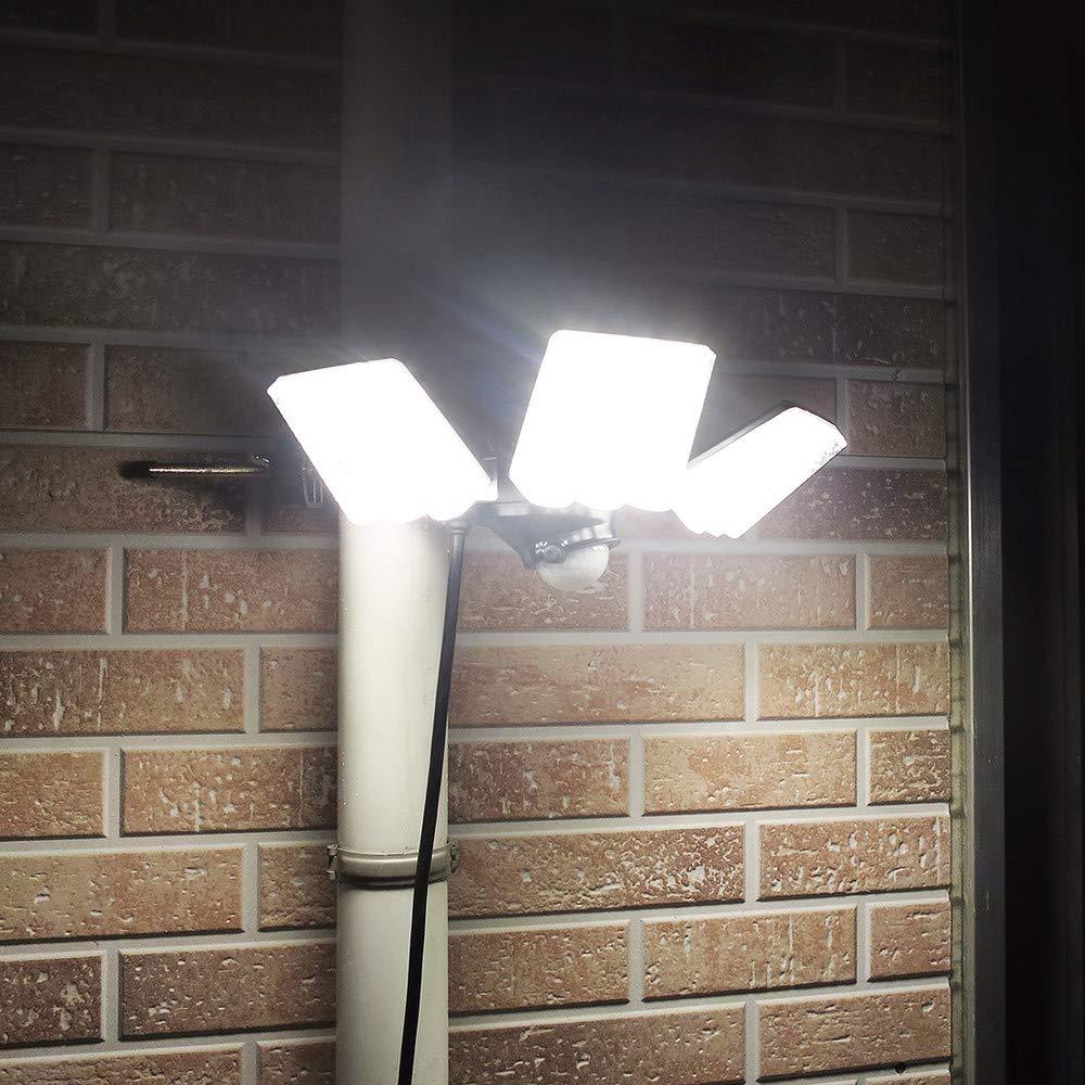 DAISHIN DLA-7T300 3灯式LEDセンサーライト ACコンセント100V