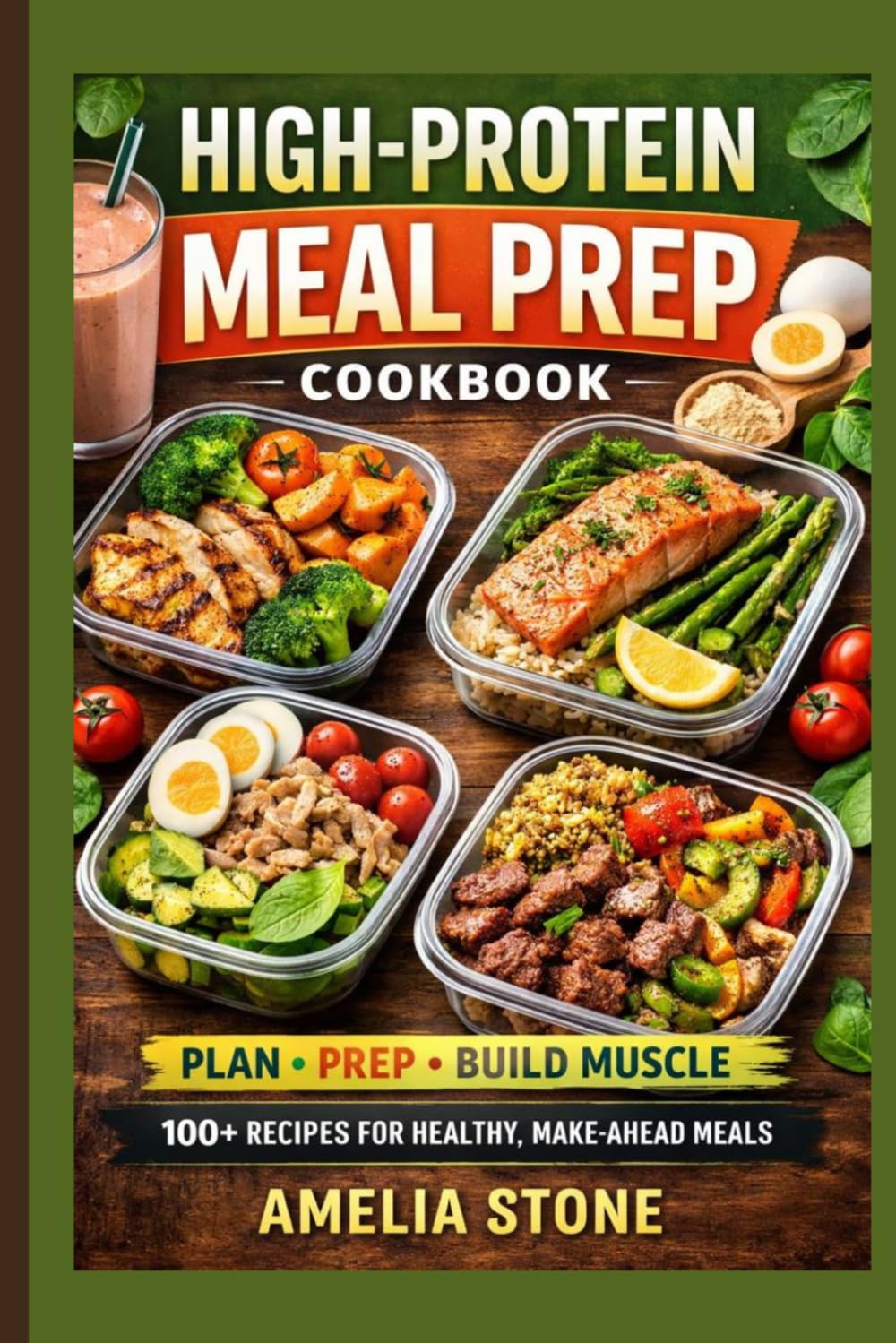 High-Protein Meal Prep Cookbook: Quick & Easy Recipes for Weight Loss, Muscle Building & Weekly Planning