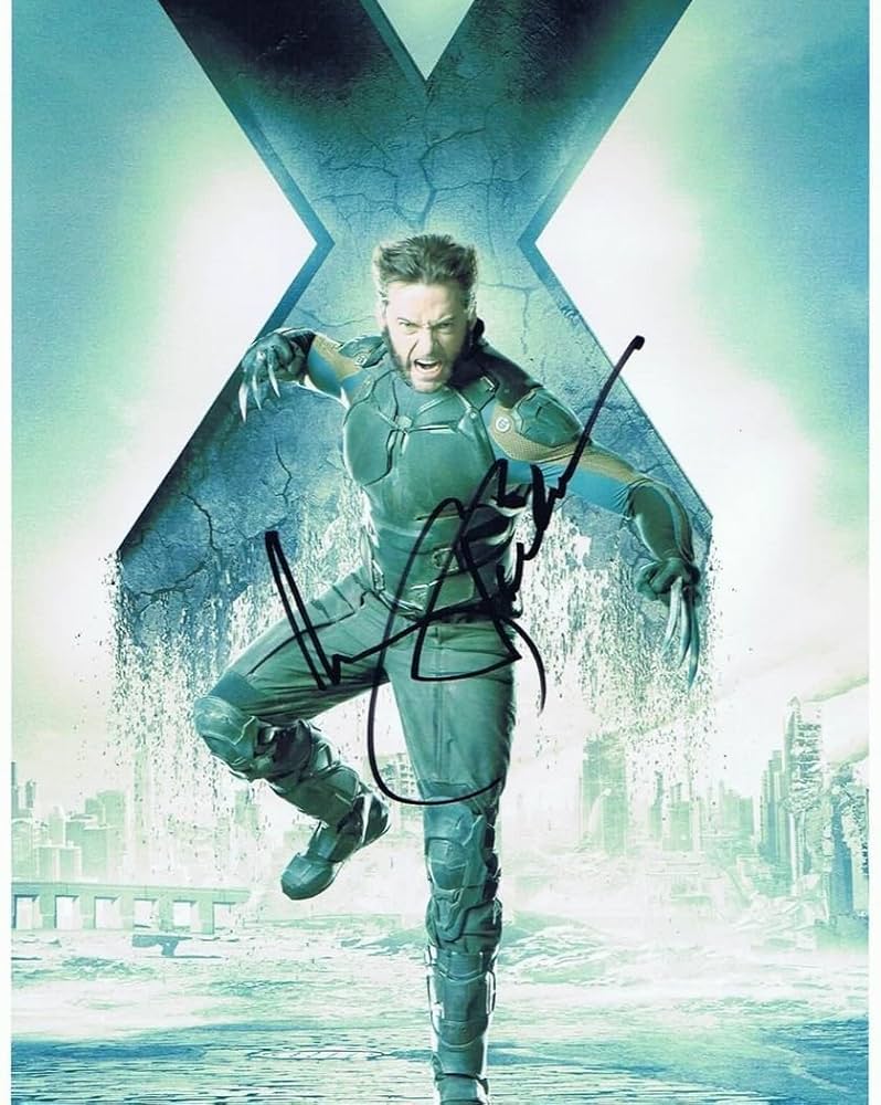 ヒュー・ジャックマン　直筆サイン　オートグラフ　8×10インチ ウルヴァリン Amazon.co.jp: ◇直筆サイン ◇ヒュー ジャックマン ◇Hugh