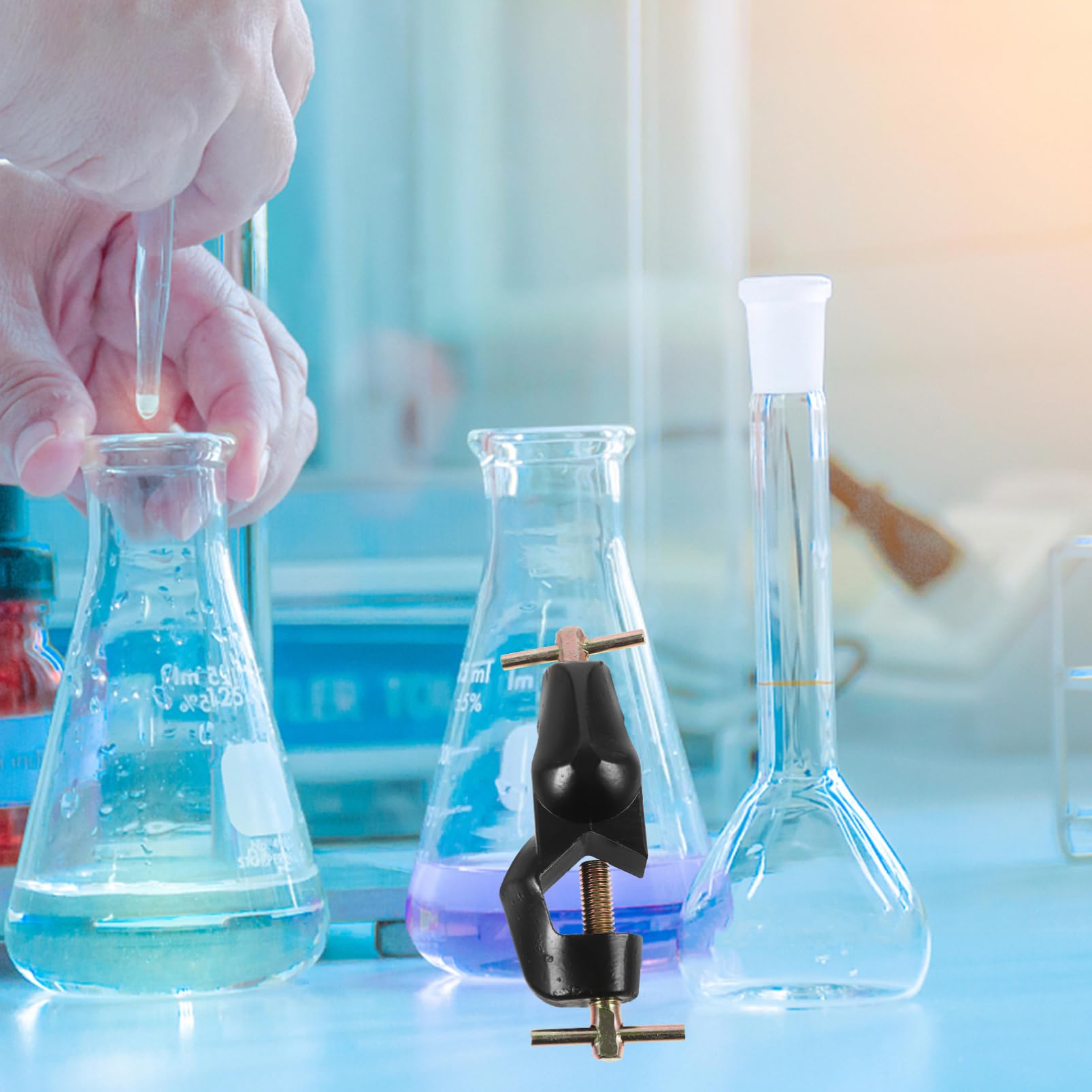 Alipis 5 Sätze Klemmhalter Für Muttern Klemmen Für Laborstative Nabenkopf-klemmhalter Labor-griffunterstützung Kreuzklemmenlabore Laborständerhalter Kreuzclip Zinklegierung 2 Stück * 5
