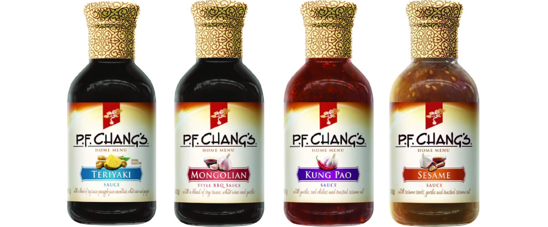 PF Chang's Teriyaki, Kung Pao, Sesame and Mongolian Sauces