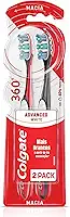 Colgate Escova Dental 360º Luminous White 2Unid Promo Leve 2 Pague 1 Cores Sortidas