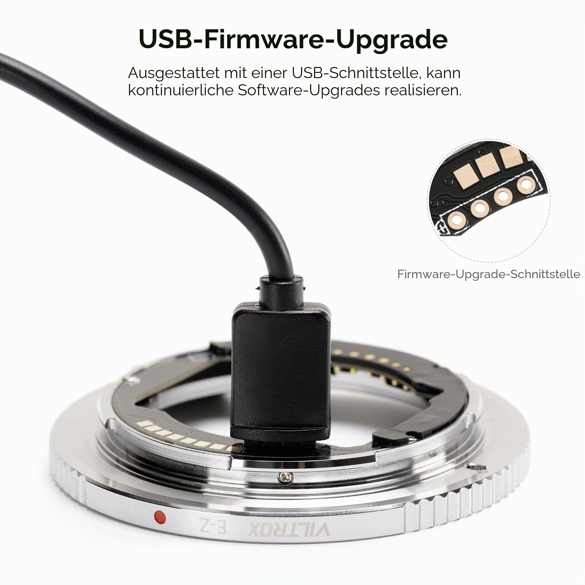 VILTROX E-Z Objektivadapter, ultradünner 4mm Autofokus Ring Mount Adapter, Objektivkonverter, kompatibel mit E-Mount-Objektiven für spiegellose Nikon Z-Mount-Kameras Z5 Z50 Z6 Z6II Z7 Z7II Zfc
