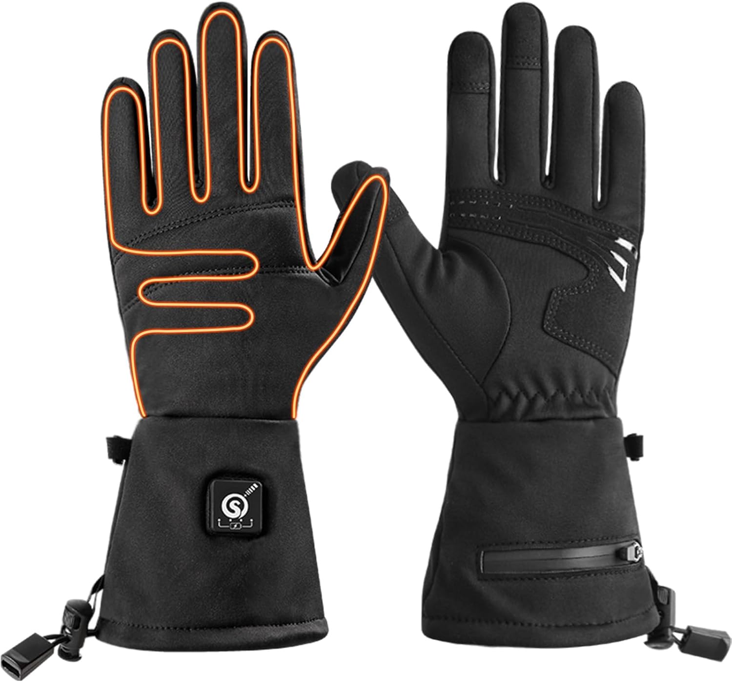 day wolf Heated Glove Liners Electric Gloves for Men Women Rechargeable Battery Hand Warmer for Winter Sports Snow Biking Riding Skiing Cycling Hunting Snowboarding