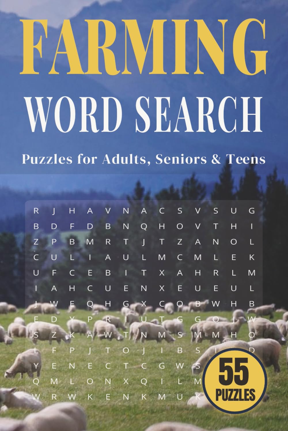 Farming Word Search Puzzle Book: Easy-to-Read Word Searches Featuring Agriculture, Country Life, Rural Scenery, Livestock, Tractor and More (6×9 ... Gift for Vacations, Holidays & Relaxation)
