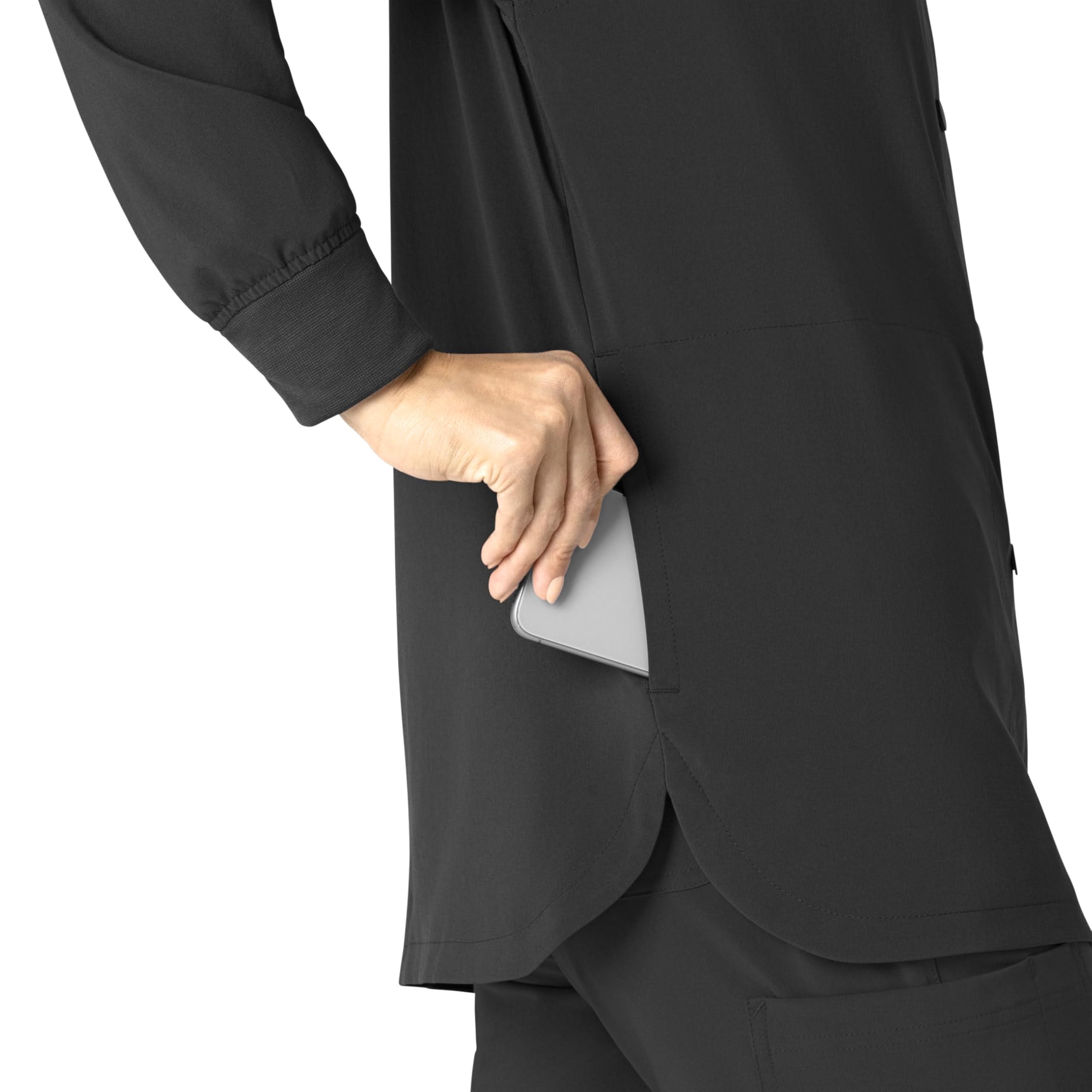 Carhartt Scrubs for Women Force Cross-Flex Shirt Jacket with 4 Pockets