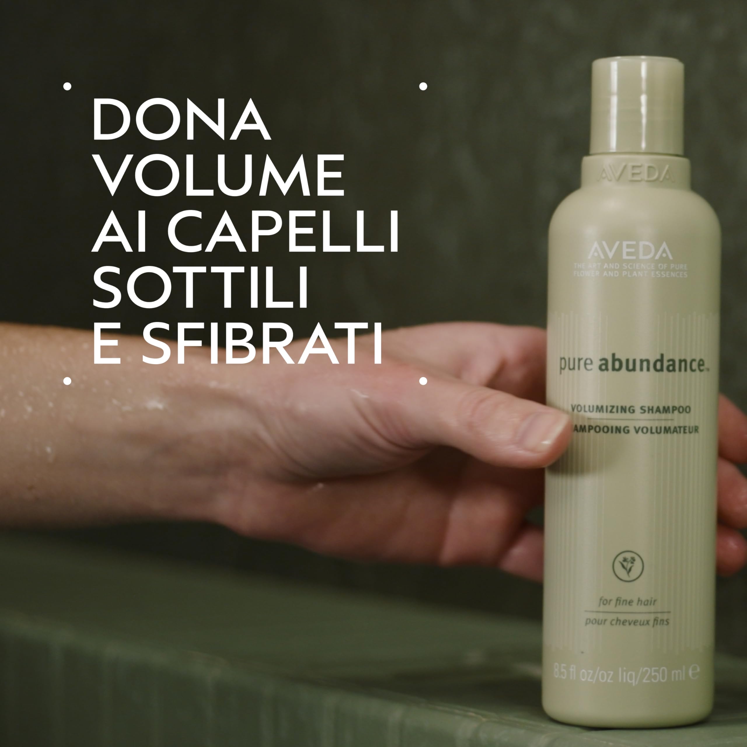 Aveda Pure Abundance™ Shampoo volumizzante | Shampoo per capelli sottili | Shampoo sebonormalizzante | Formula vegana
