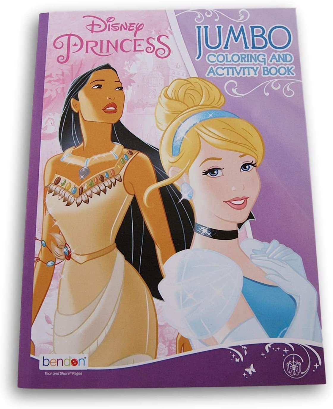 Lazy Days Disney Princess Coloring and Activity Book - 96 Pages