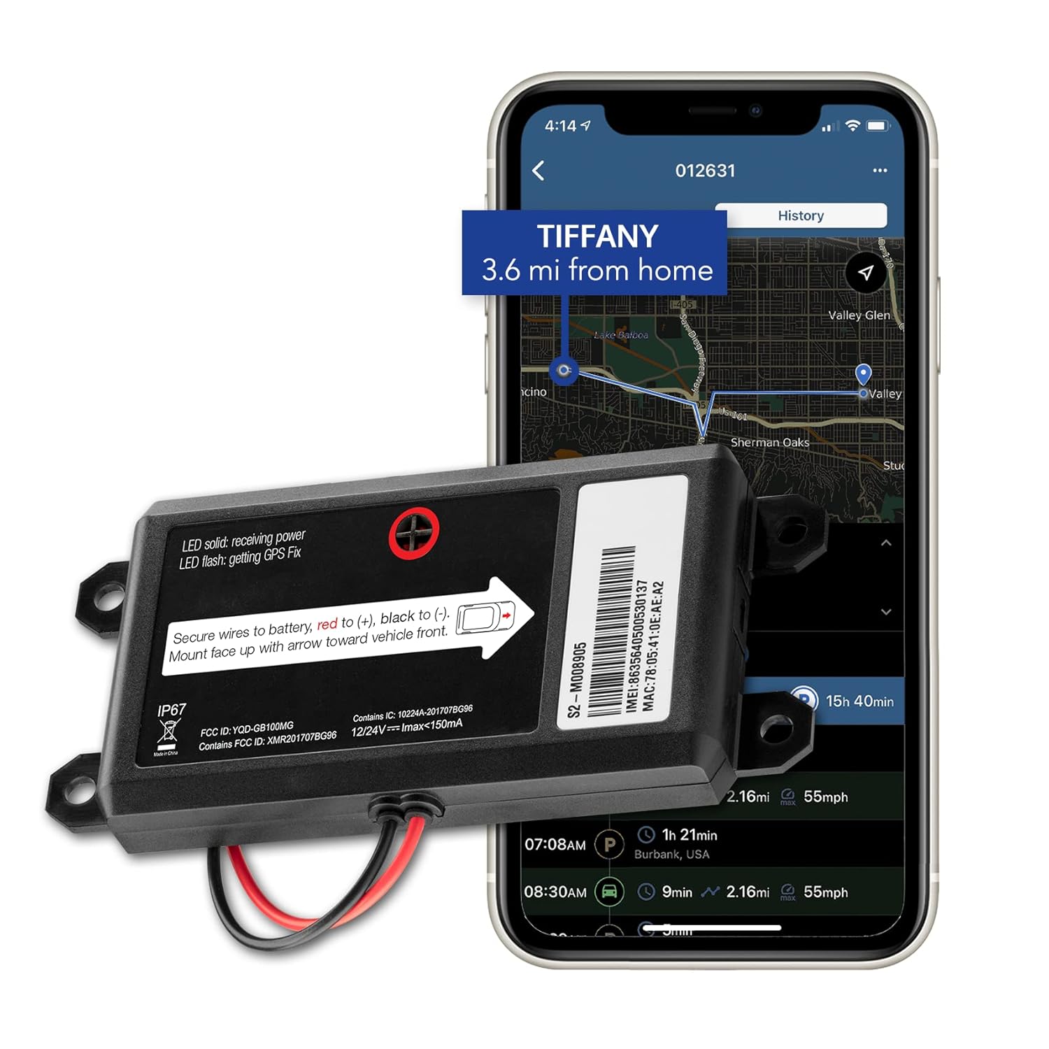 Lightning GPS Real Time GPS Tracker for Vehicles Fleet GPS Tracker