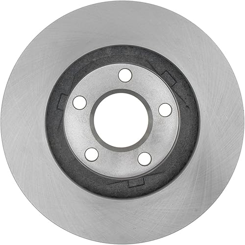 Miniatura 3 de ACDelco Rotor de freno delantero plateado 18A813A | GM 19241868 Rotores de freno para Buick, Cadillac, Chevrolet, Chevy, Oldsmobile, Pontiac y más