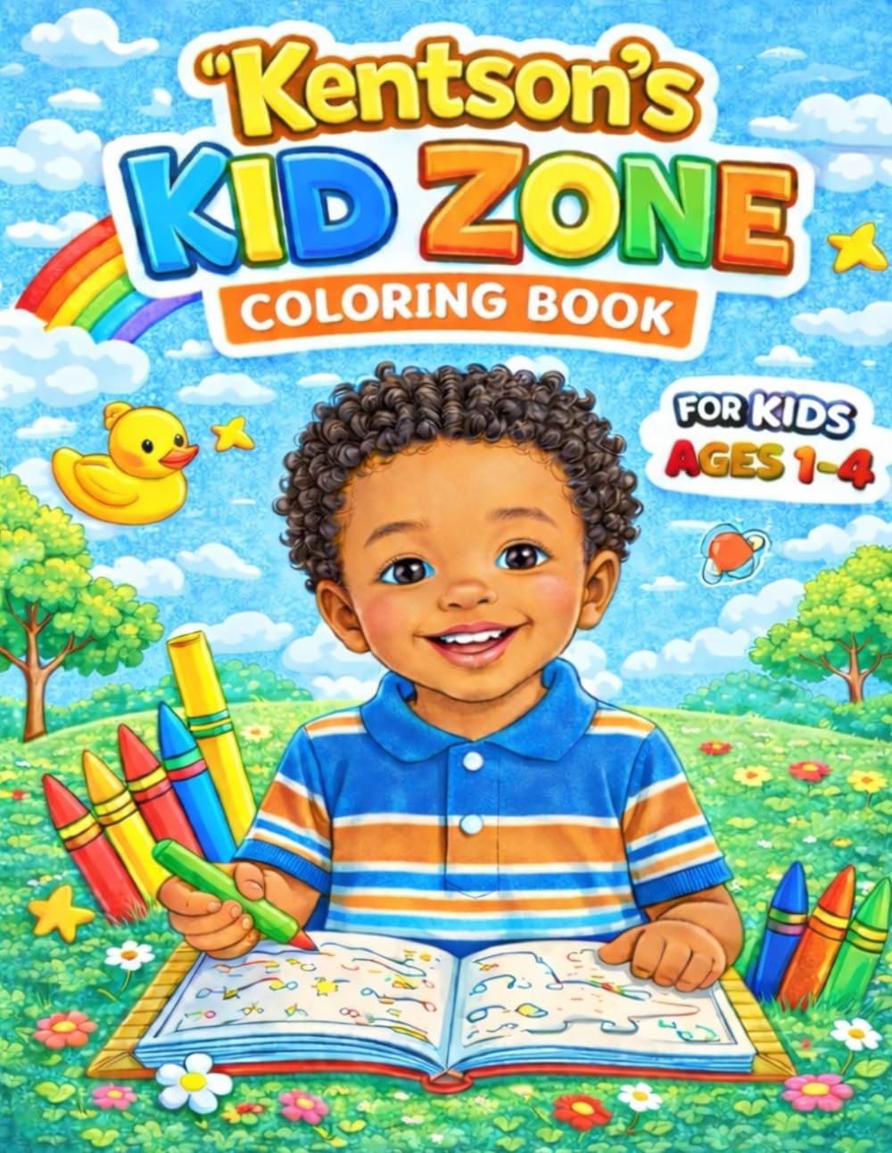 Kentson's Kid Zone: Learning Coloring Book