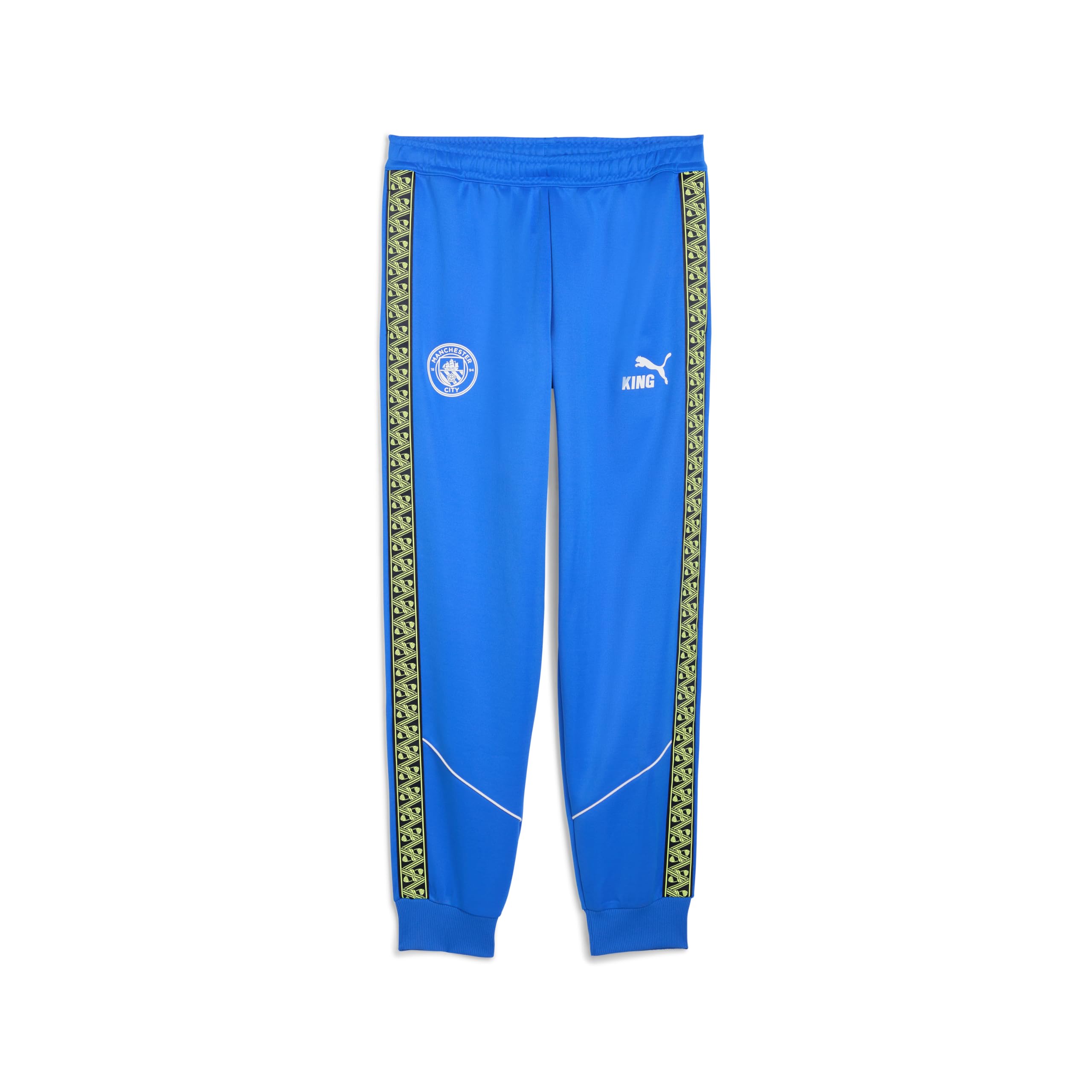 Puma Unisex Blue Manchester City Pre-Match King Anthem Pants - Large