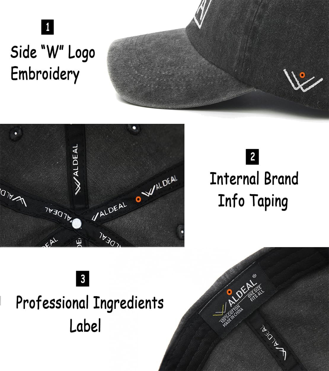 Men Women Dinosaur Hat Embroidered T Rex Skeleton Baseball Cap - Image 3