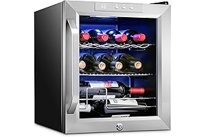 Ivation 12 Bottle Compressor Wine Cooler Refrigerator