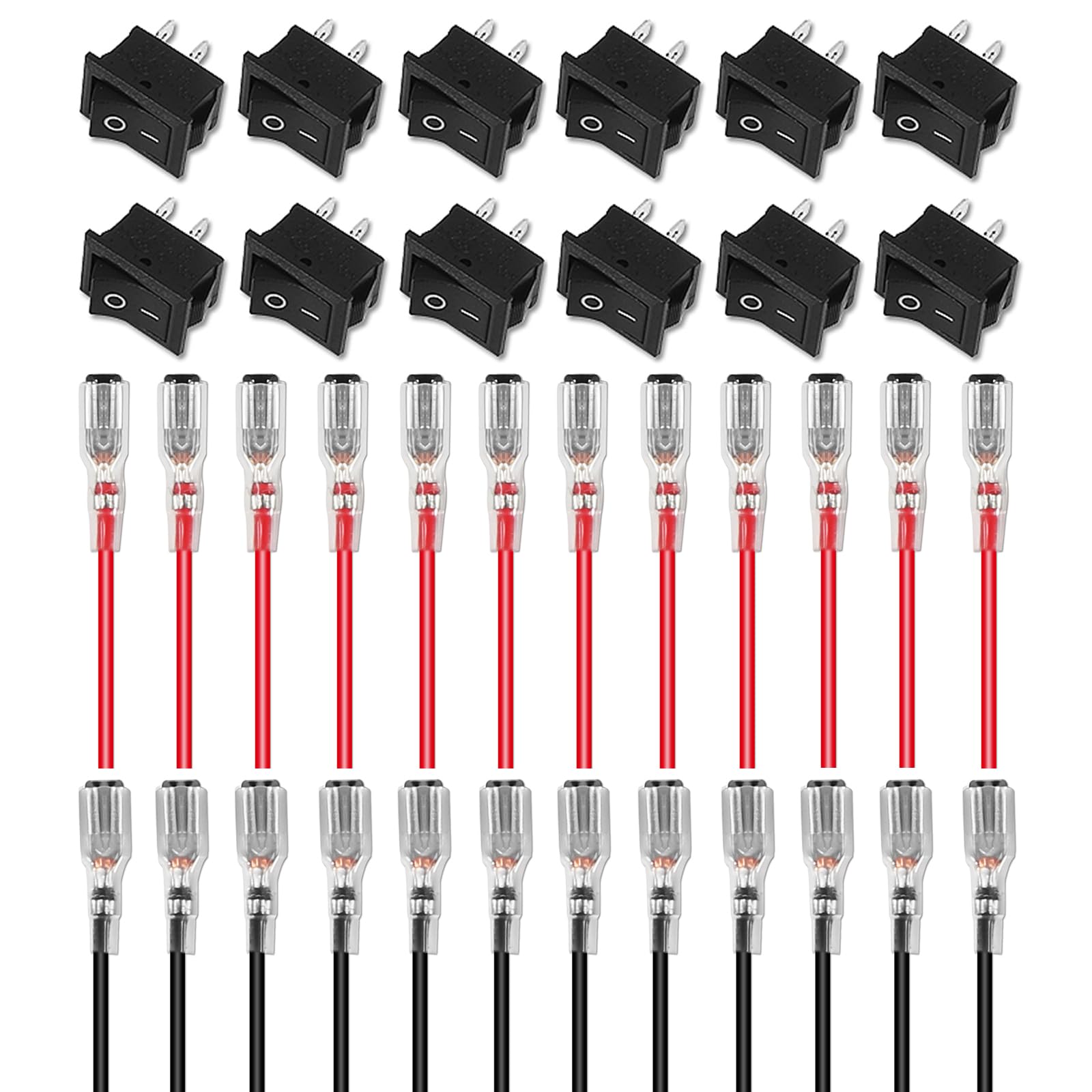 ALAMSCN 2 Stück 120mm USB Lüfter 12V PC Lüfter Gehäuselüfter
