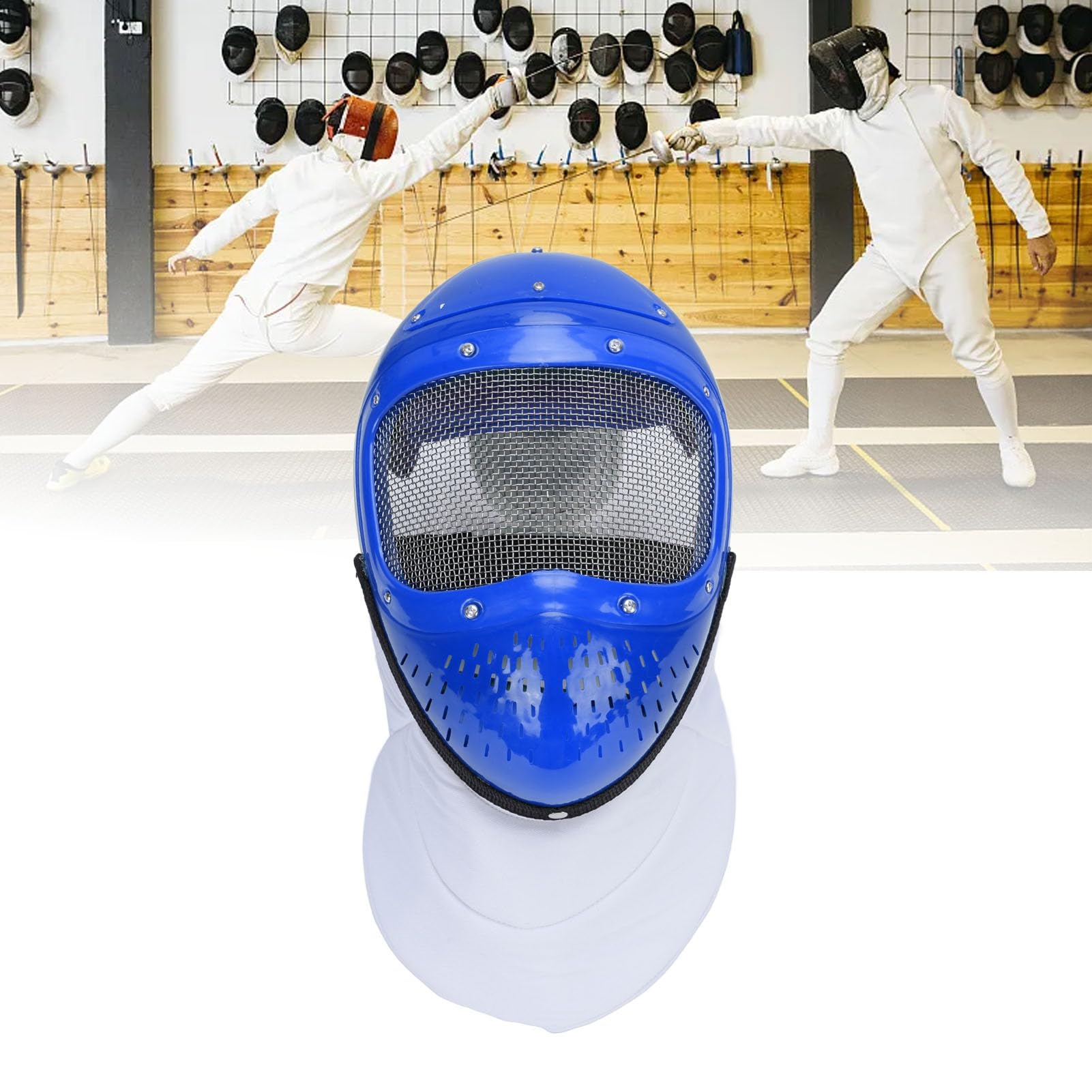 Copertura protettiva per casco in rete metallica traspirante per bambini per uso in lamina di Sabre Epee