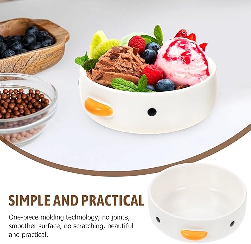 Miniatura 5 de Divertidos platos lindos para pollitos, mini plato de postre hecho a mano, cerámica de seguridad, plato de salsa, cuenco de hámster, cuenco de