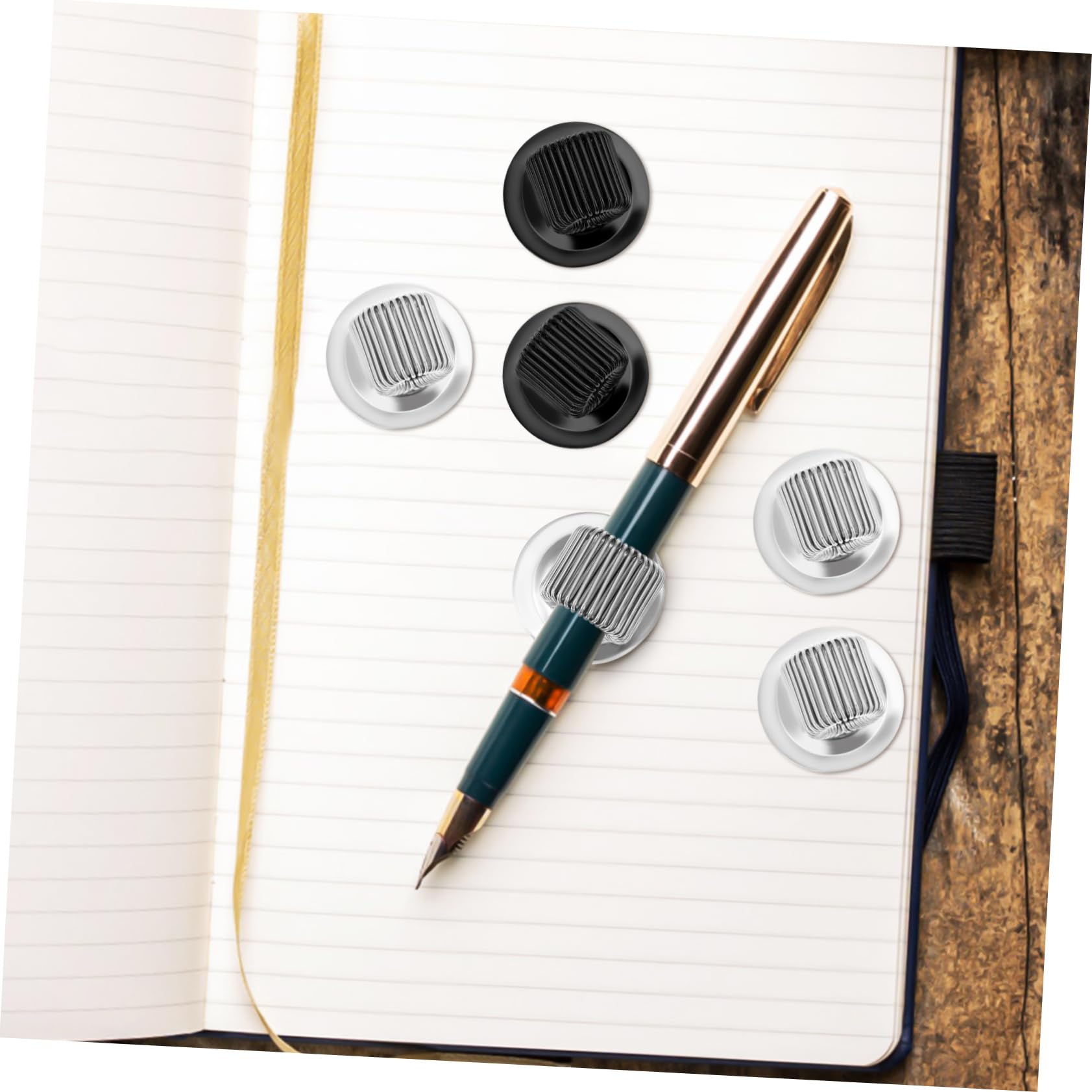Homoyoyo 3 Sätze Metallclip Selbstklebender Stifthalter Ordentlich Veranstalter Stifthalter Für Notizbuch Clips Stiftbefestigungsklemmen Kleben Der Klebstifthalter Stiftclip 20 Stück * 3