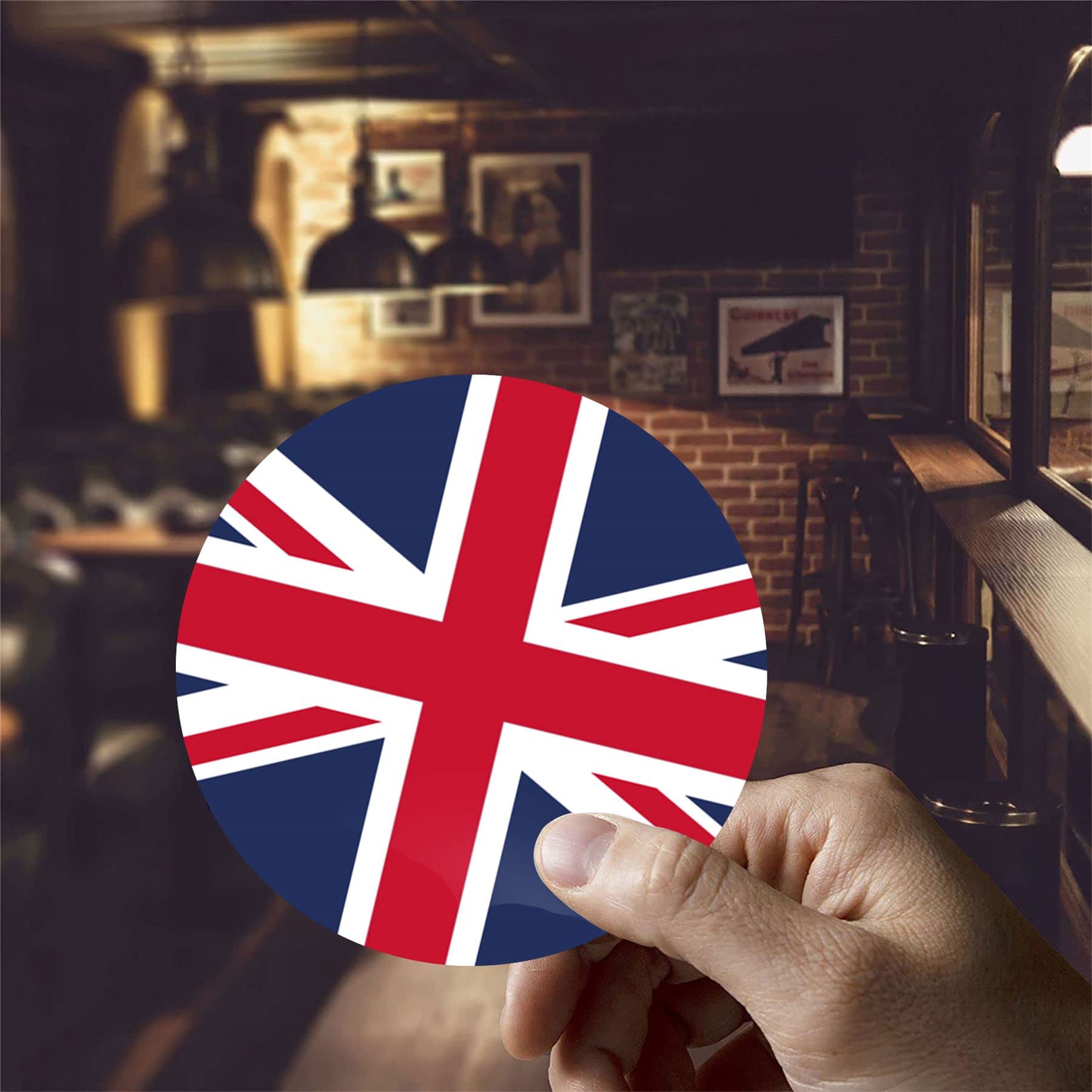 Union Jack Flag - Juego De 48 Alfombrillas De