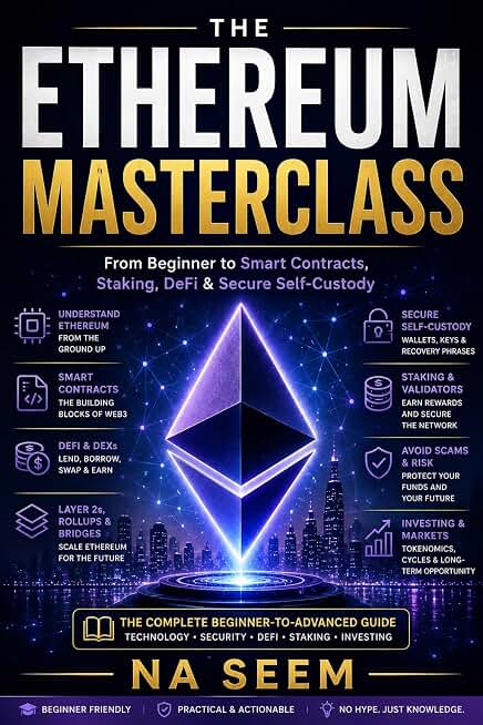 ETHEREUM EXPLAINED: A beginner&#x27;s Guide to Ethereum, Staking, Defi &Self-Custody