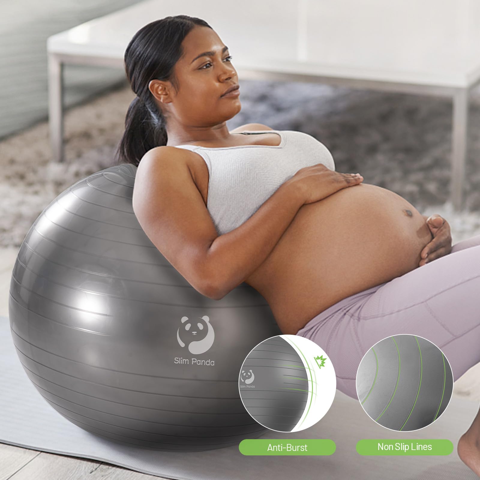 Palla Fitness Gorilla Sports 18/23/28cm - Per Pilates, Yoga, Allenamento, PVC Antiscivolo - Foto 8