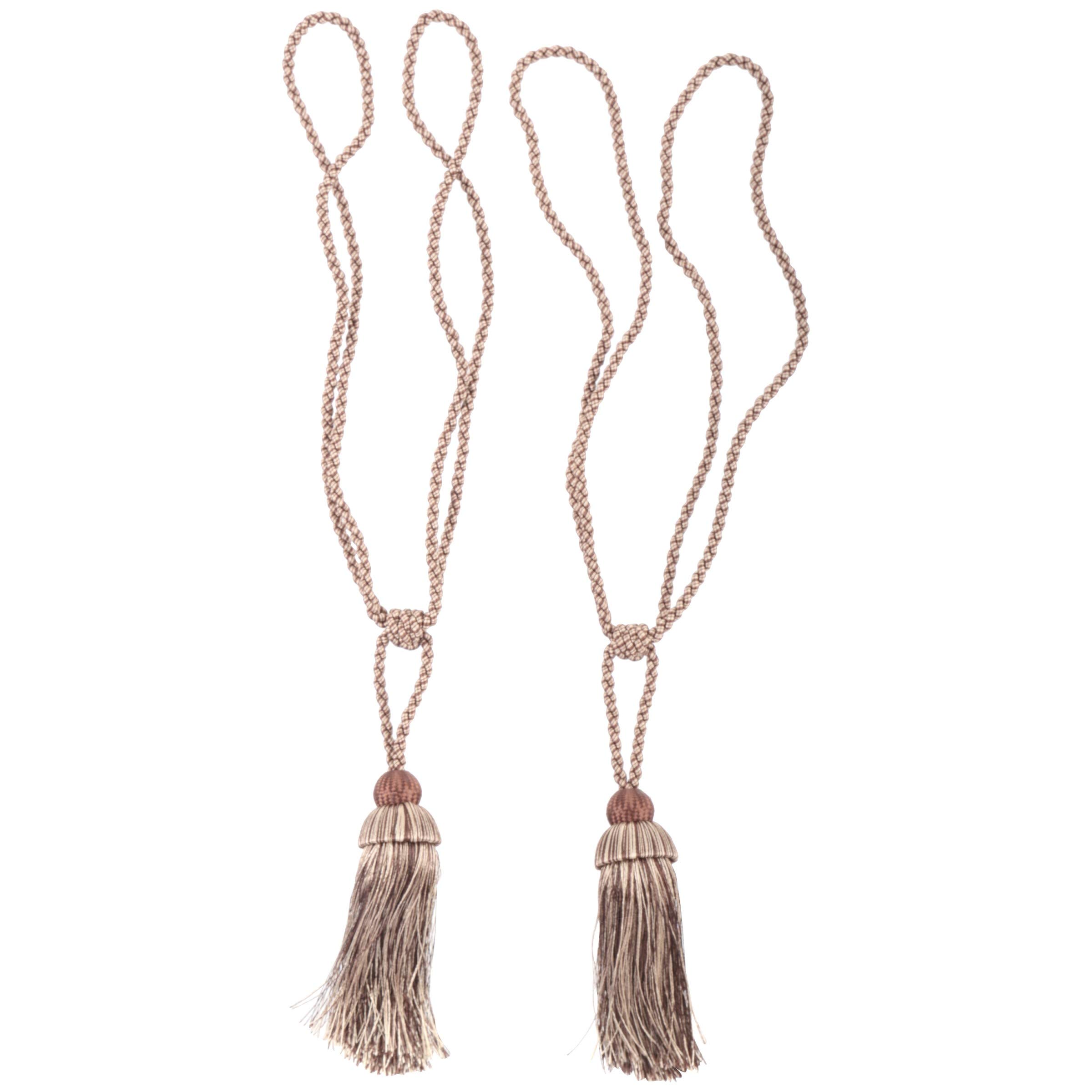 Mainstays Tassel Curtain Tie-Backs, 2-Pack