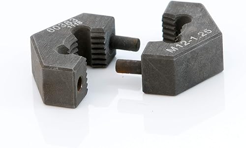 Miniatura 2 de Steelman Profesional M12-1.25 Métrico Split Die Thread Chaser, Indización Pines, Acero, Repara Roscas en Pernos y Pernos de Rueda