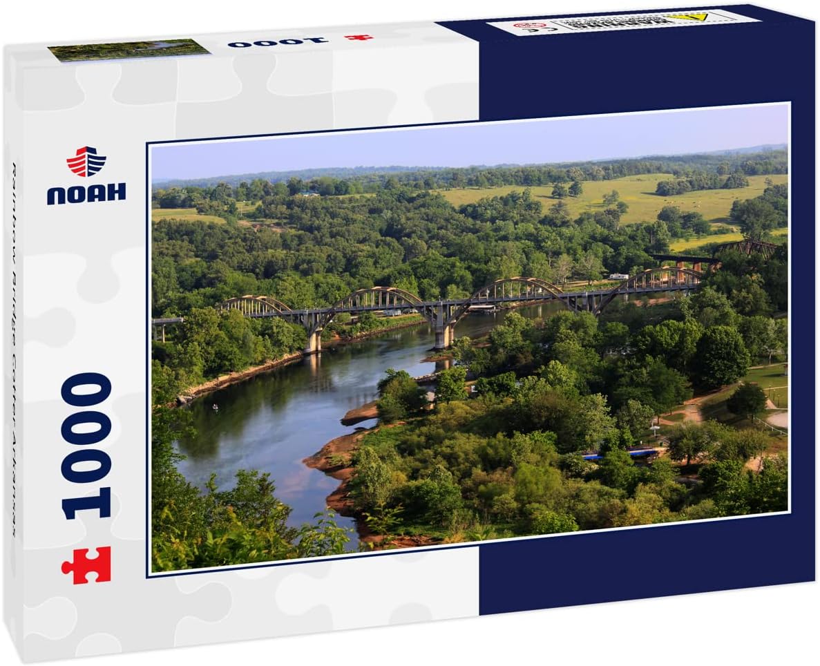 Noah Jigsaw Puzzle Rainbow Bridge Cotter Arkansas 1000 Pieces