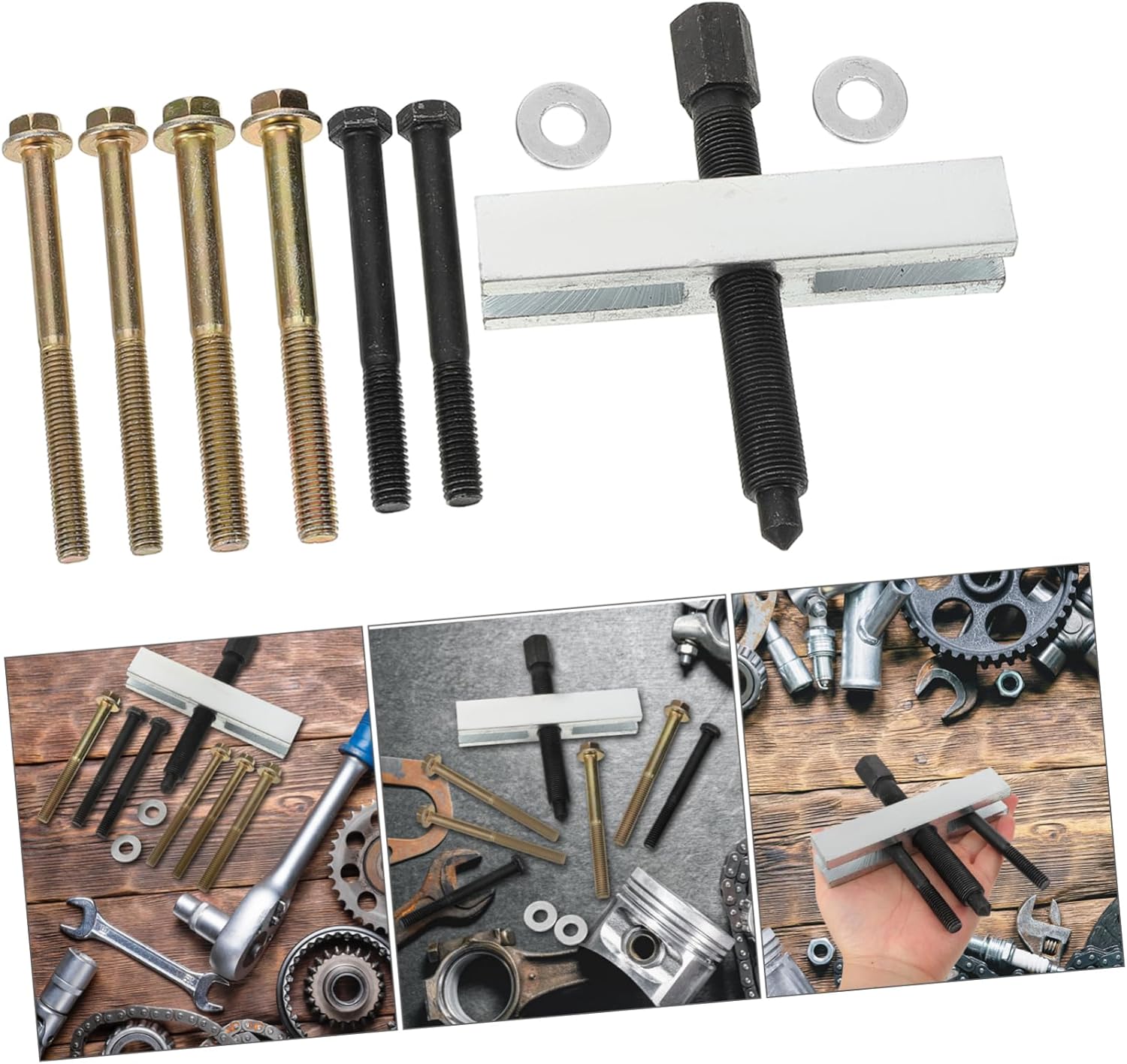 OUNONA 1set Heavy Duty Pulley Puller Tool for Mechanics Gear Hub Bearing Remover for Efficient Engine Repair and Maintenance