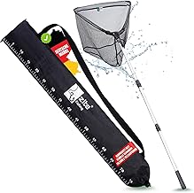 Zite Fishing Teleskop Kescher Angeln 160-210cm I Kescher gummiert, Diverse Längen erhältlich I Angel-Kescher Unterfangkescher gummiert Angelkescher-gummiert Käscher Raubfisch Kescher-Angeln-gummiert