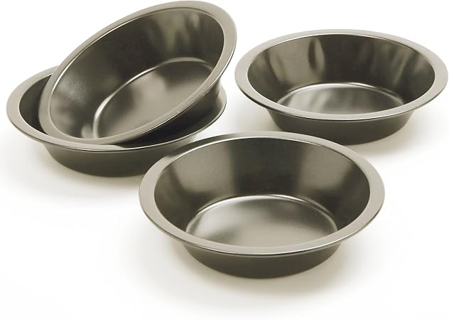 Norpro 3911 Nonstick Mini Pie Pans, Set of 4, Silver