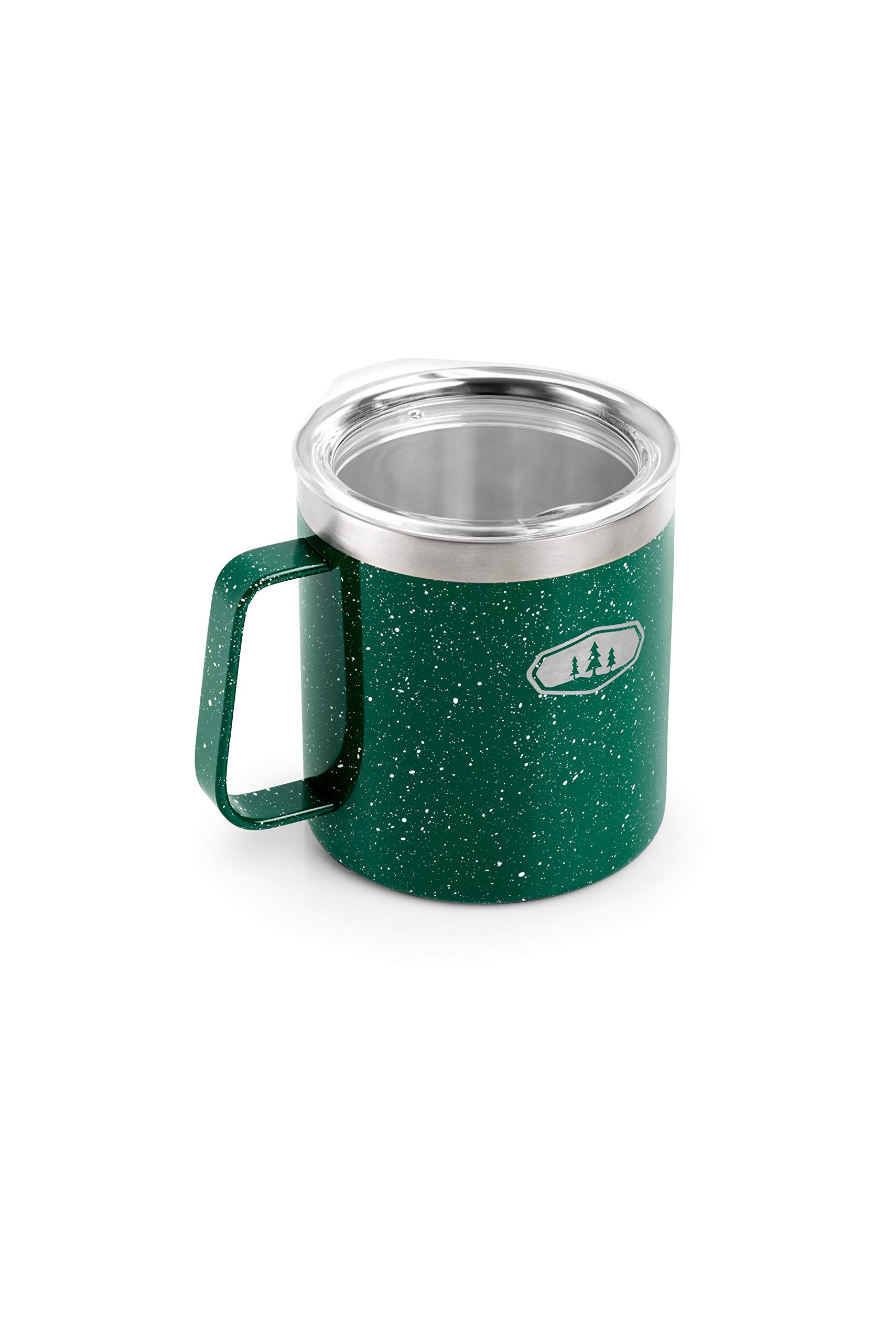 GSI Outdoors Glacier Stainless Camp Cup - 444 ML (Green Speckle)