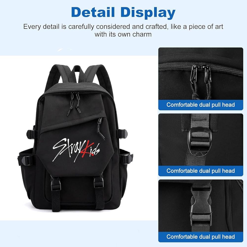 Amazon.com: AiHdcy Stray Backpack Skz Schoolbag Casual Travel