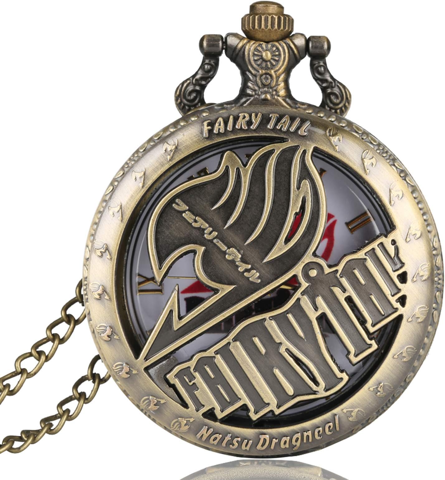 Pocket Watch Quartz Analog for Men Planet Dial Necklace Pocket Watch Xmas Gift