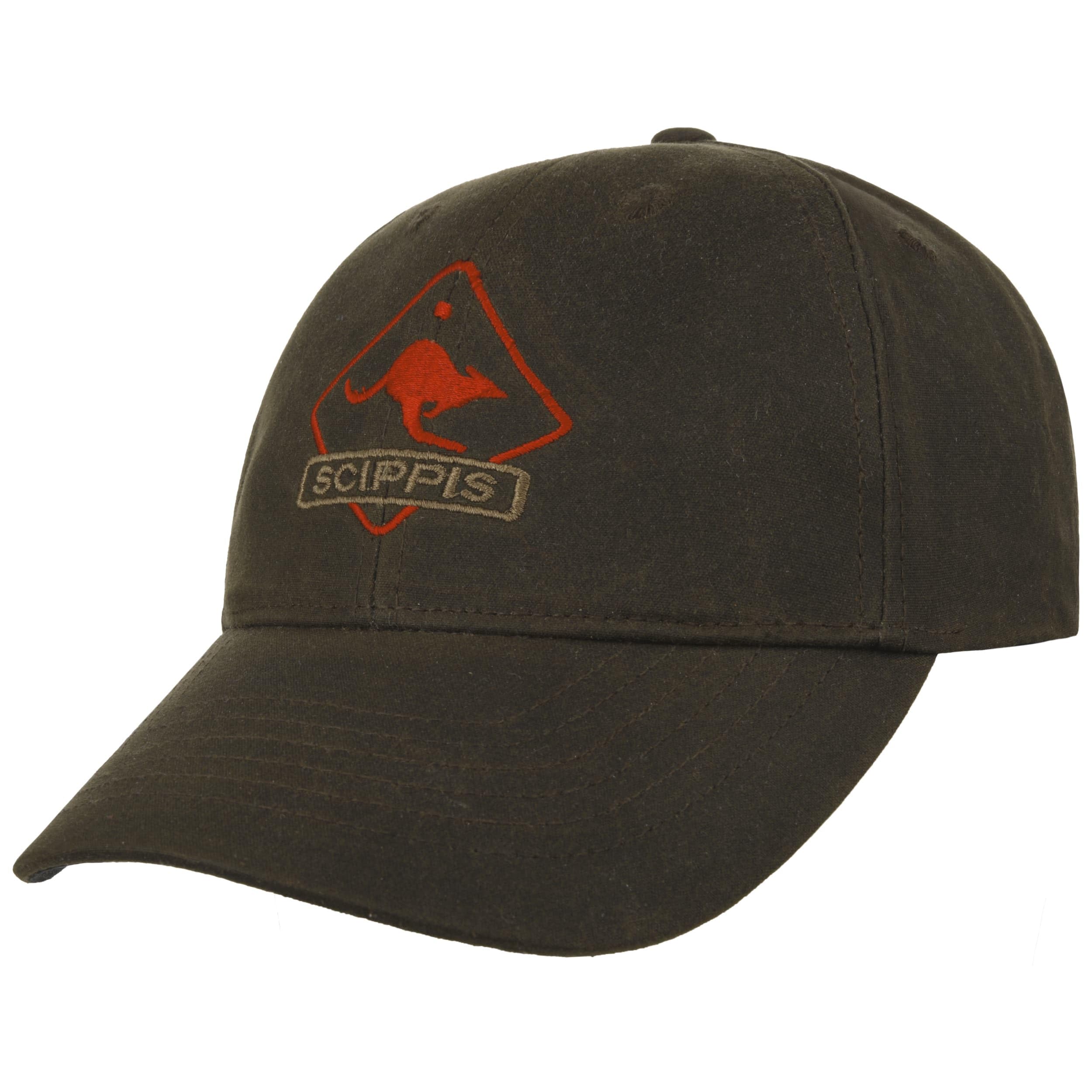 Scippis Women's Brown Oilskin Cap Baseball (One Size - )