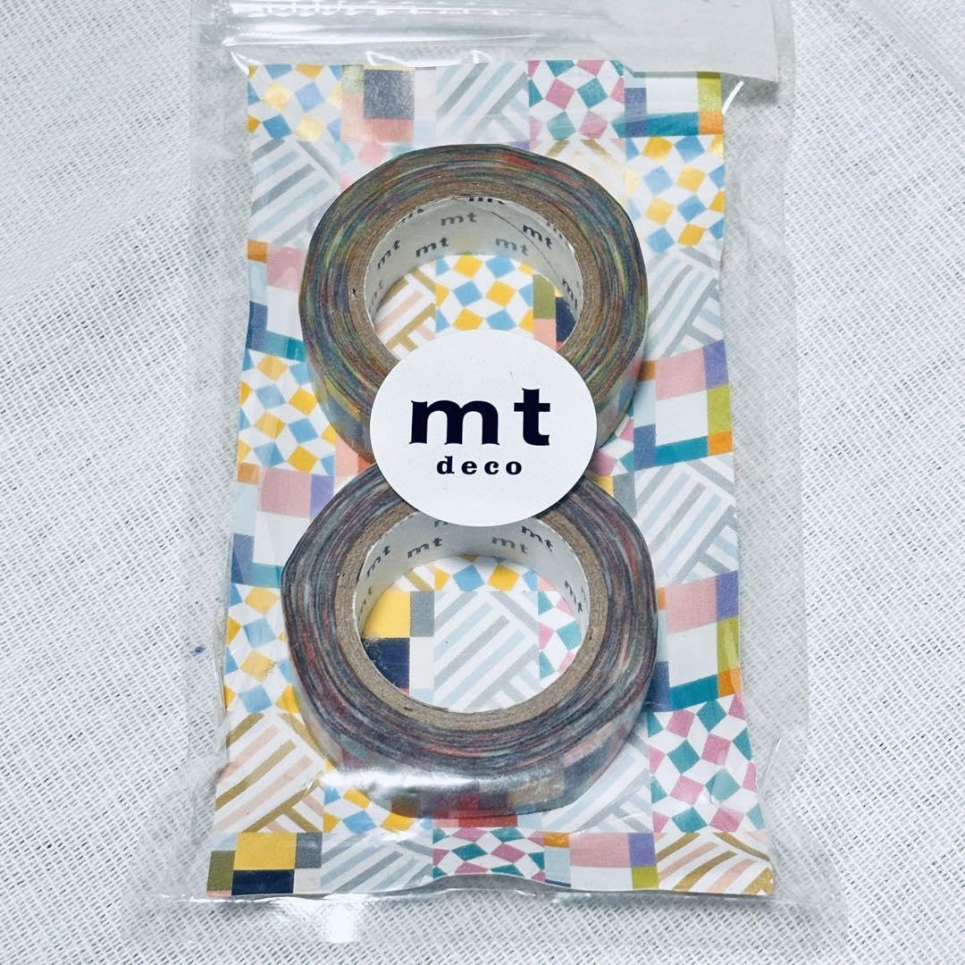 Amazon.co.jp: レアマスキングテープ mt カモ井 廃番 マステ モザイク