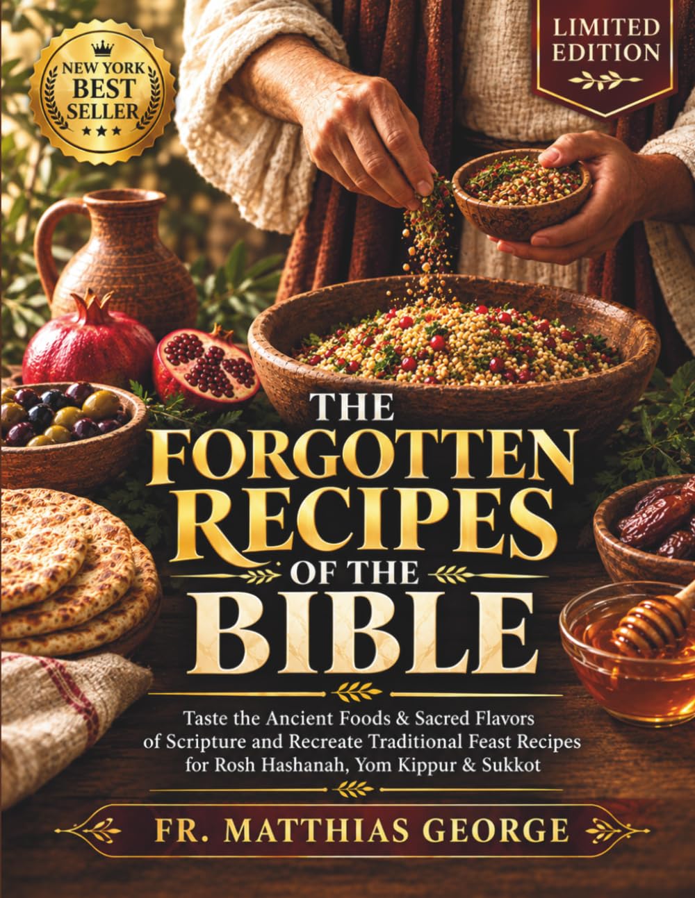 THE FORGOTTEN RECIPES OF THE BIBLE: Taste the Ancient Foods & Sacred Flavors of Scripture and Recreate Traditional Feast Recipes for Rosh Hashanah, Yom Kippur & Sukkot (With Over 300 Recipes Included)