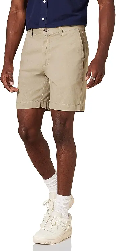 Amazon Essentials Men's Slim-Fit 7" Chino Short OEKO-TEX STANDARD 100