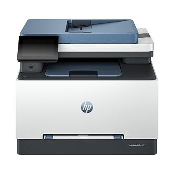 HP LaserJet Pro MFP 3302fdw Laser Printer, White/Black/Blue