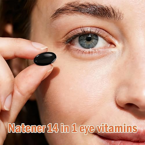 Miniatura 8 de Vitaminas oculares 5 en 1, 25 mg de luteína, 5 mg de zeaxantina, 24 mg de astaxantina, 800 mg de omega-3 y 100 mg de L-teanina, apoya la salud