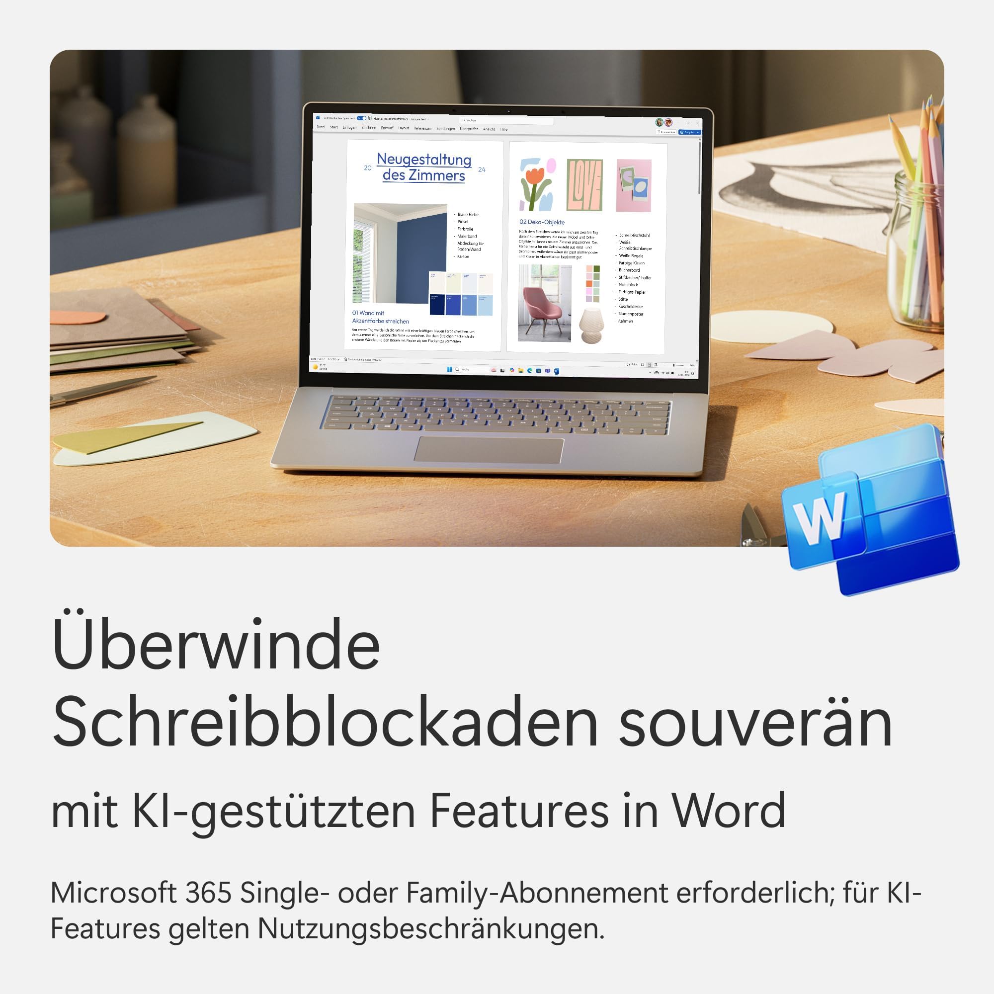 Microsoft 365 Family | 1 Jahr | bis zu 6 Personen | Office Apps mit KI | bis zu 6 TB Cloudspeicher | Amazon Abonnement mit automatischer Verlängerung