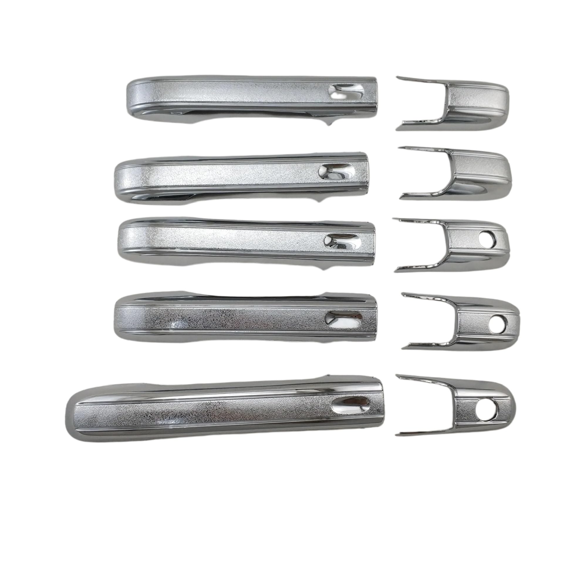 Wsx5fc 10Pcs Exterior Door Handles Auto Parts Chrome Car Door Handle Cover Protector For Crv Cr-V Cr V 2001 2002 2003 2004 2005 2006 Paste Style