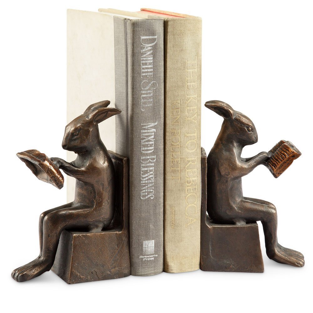 SPI Studious Rabbit Bookends