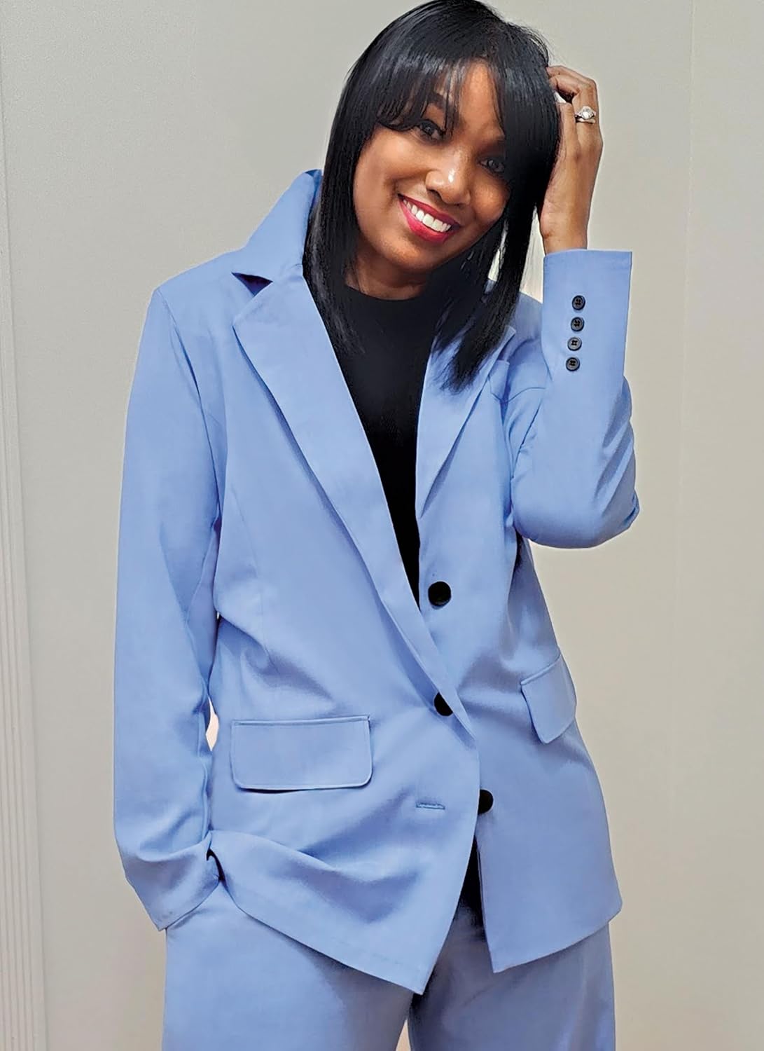 Know Me ME2128K5 Misses' Jacket and Floor Length Pants Sewing Pattern Packet by Beaute' J'Adore, Design Code ME2128, Sizes 8-10-12-14-16