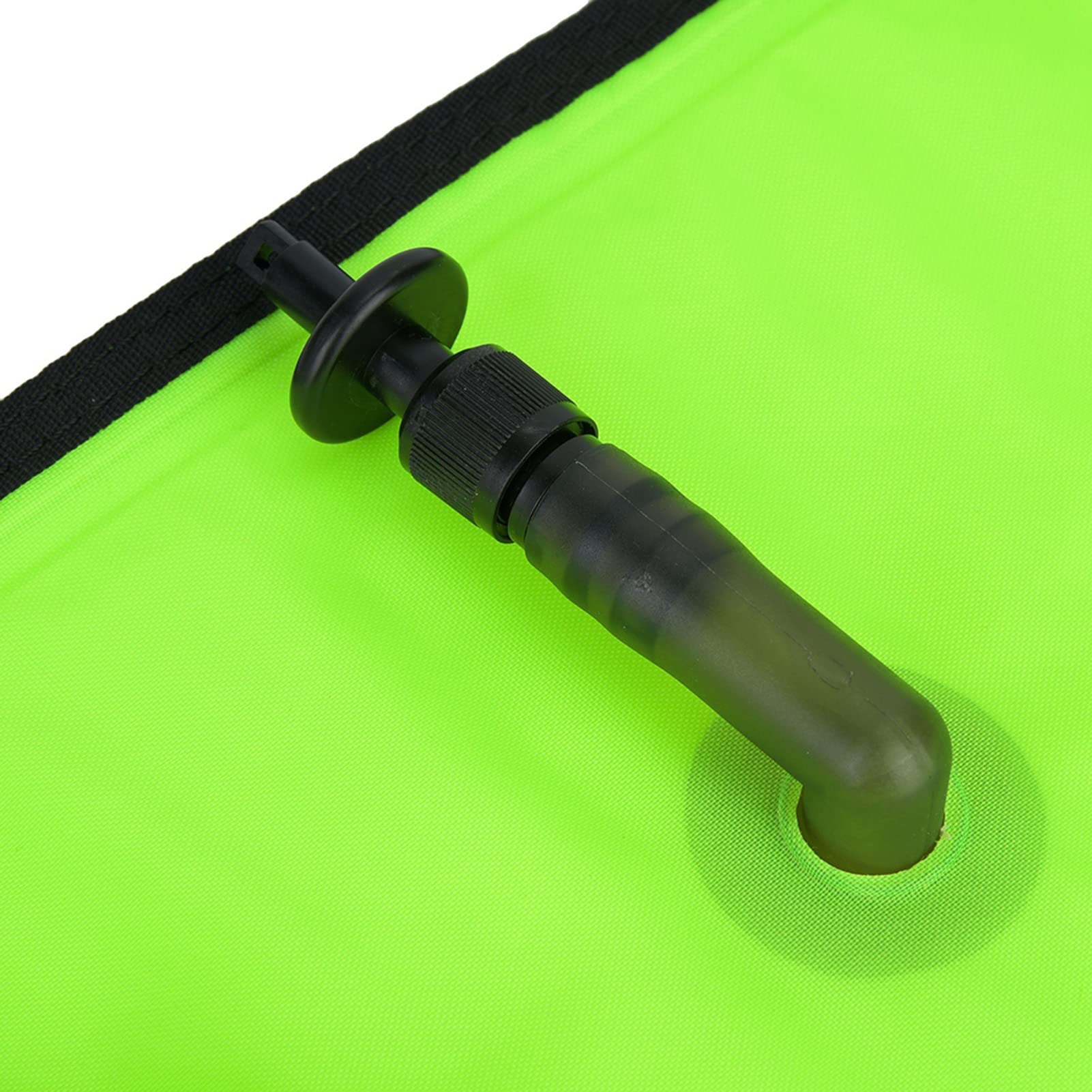 Fabater Boa di Segnalazione di Superficie SMB Gonfiabile per Immersione Ad Alta visibilità da 5FT, Boa per Immersione Arancione con Striscia Riflettente e Anelli a D in Acciaio Inossidabile per la