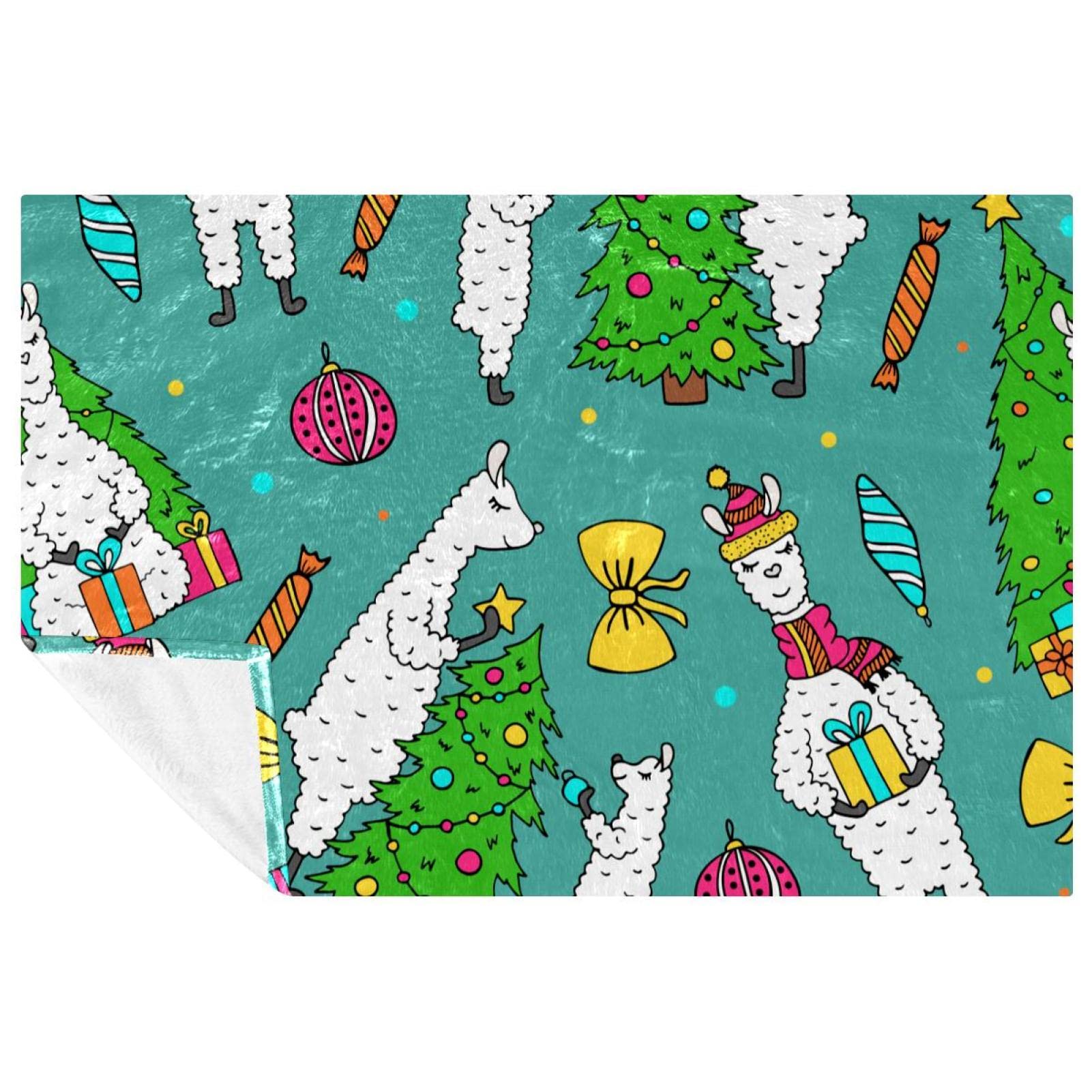 Couverture douce lama cadeau idéal pour des moments cocooning