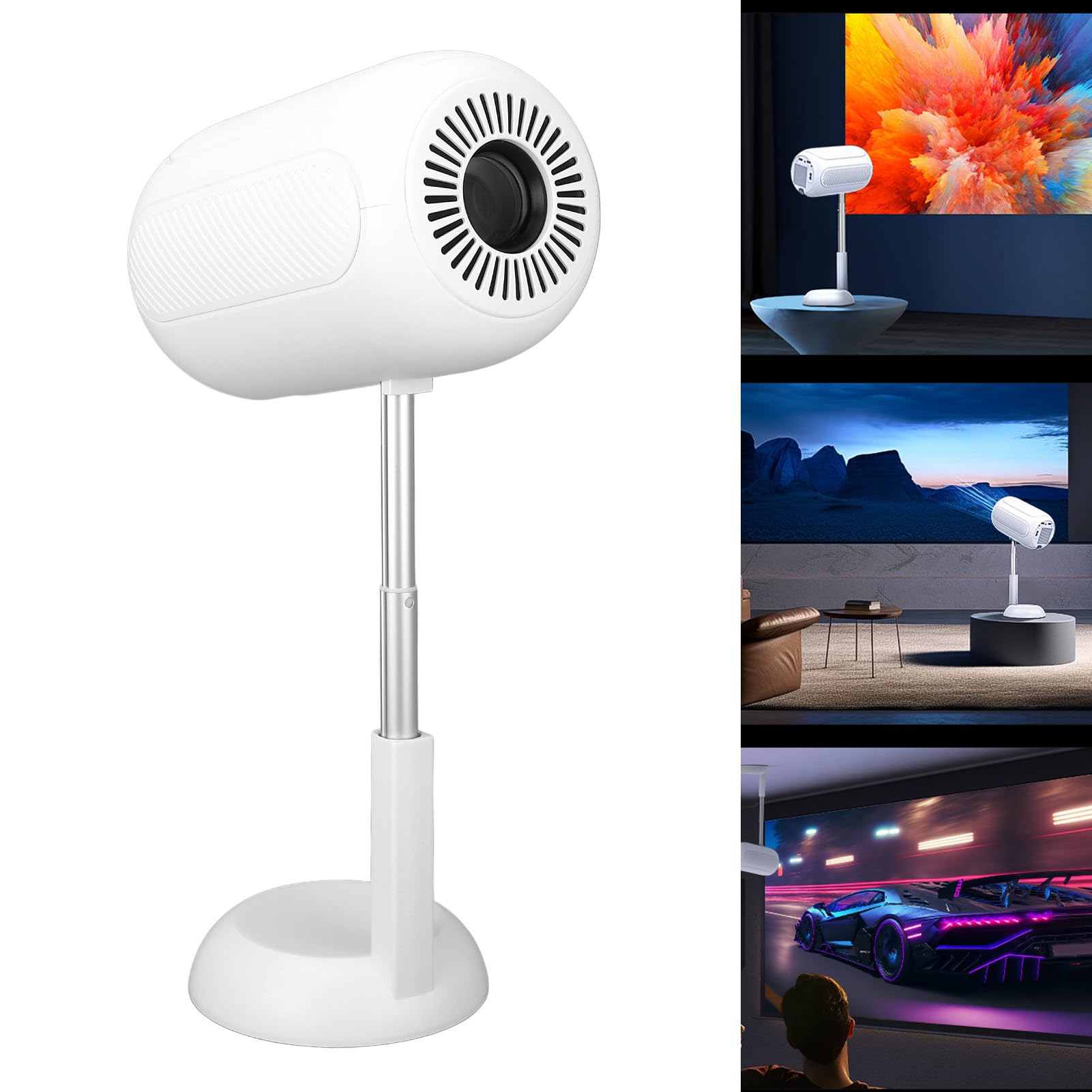 Amazon.com: 4K Mini Projector with AI Voice Control, Electronic