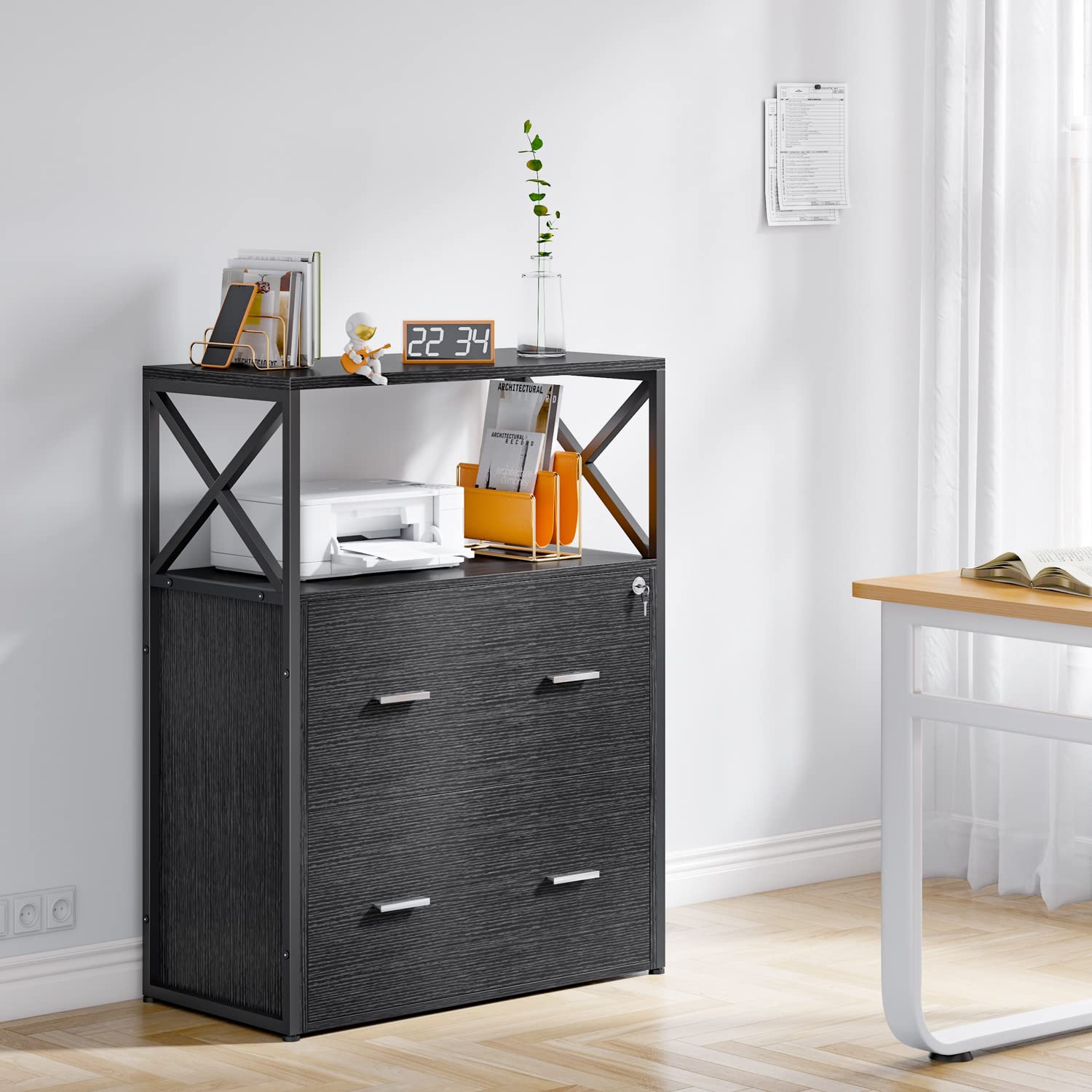 Raybee Filing for Home Office Lateral File with 2 Big