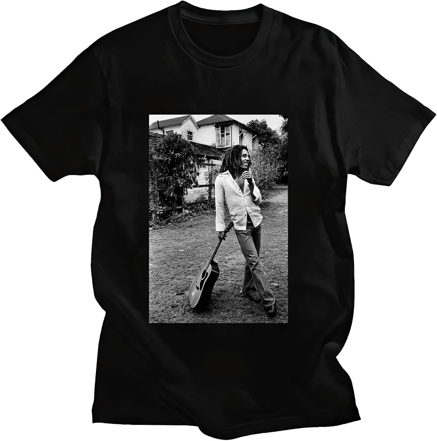 Bob Rapper Marley Guitar Men's Minimalist Style Tour 2024 T-Shirts ...